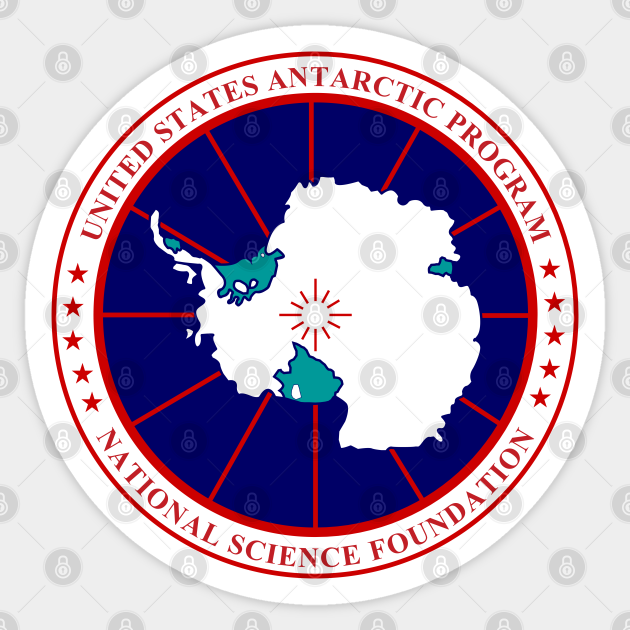 United States Antarctic Program Logo Antarctic Sticker Teepublic 